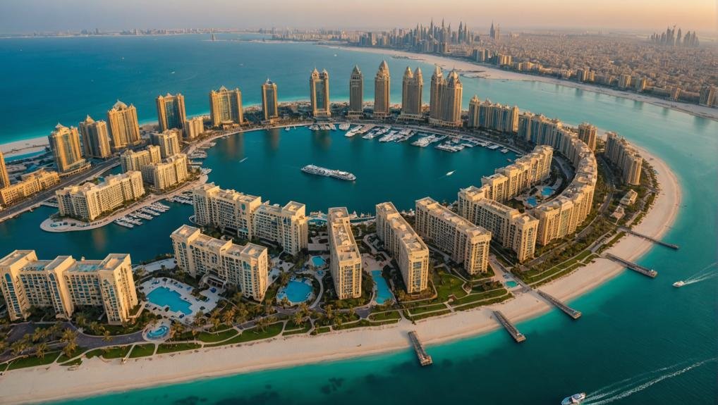 iconic dubai man made island