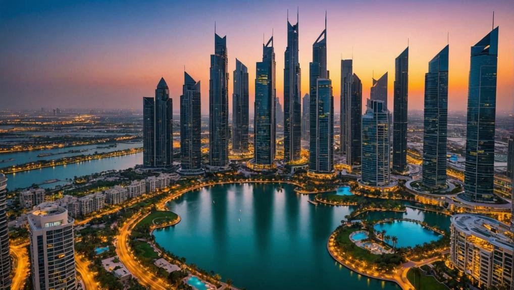 jumeirah lakes towers location